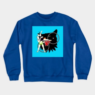 Dance Couple and Black Cat Crewneck Sweatshirt